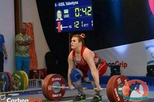 Украинка Кисель завоевала серебро чемпионата Европы по тяжелой атлетике