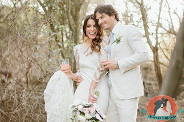 В Сети появились официальные снимки со свадьбы Сомерхолдера и Рид